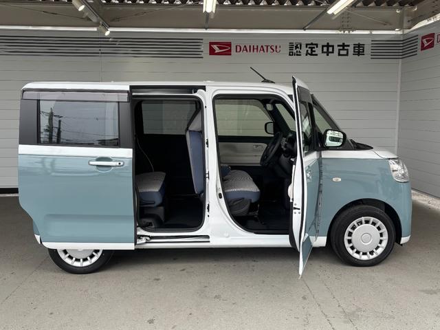 ムーヴキャンバスストライプスＸＣＤ／ラジオチューナー　前後ドライブレコーダー　両側電動スライドドア　電動格納式ドアミラー　オートエアコン　プッシュスタートスイッチ　キーフリーシステム　アイドリングストップ機能（奈良県）の中古車