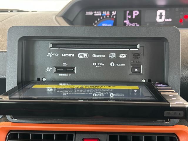 タントファンクロスナビゲーション パノラマモニター ドライブレコーダー ETC車載器 電動パーキングブレーキ 両側電動スライドドア 電動格納式ドアミラー アルミホイール フロントシートヒーター アイドリングストップ機能(奈良県)の中古車