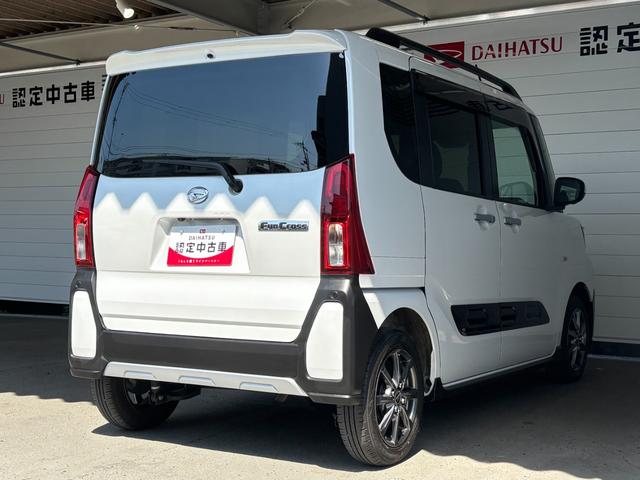 タントファンクロスナビゲーション パノラマモニター ドライブレコーダー ETC車載器 電動パーキングブレーキ 両側電動スライドドア 電動格納式ドアミラー アルミホイール フロントシートヒーター アイドリングストップ機能(奈良県)の中古車