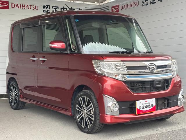 タントカスタムＲＳ　トップエディションＳＡIIナビゲーション　バックカメラ　ＥＴＣ車載器　オートエアコン　両側電動スライドドア　電動格納式ドアミラー　ＴＶコントロール　アイドリングストップ機能　アルミホイール　キーフリーシステム（奈良県）の中古車