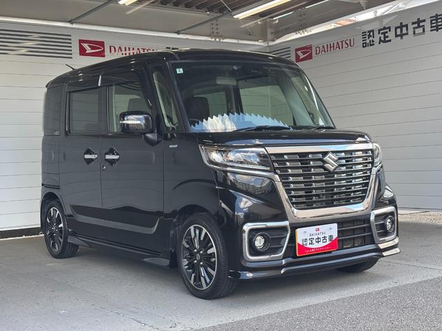 スペーシアカスタムハイブリッドXSターボナビゲーション パノラマモニター ドライブレコーダー ETC車載器 運転席シートヒーター 両側電動スライドドア 電動格納式ドアミラー プッシュスタートスイッチ キーフリーシステム アルミホイール(奈良県)の中古車