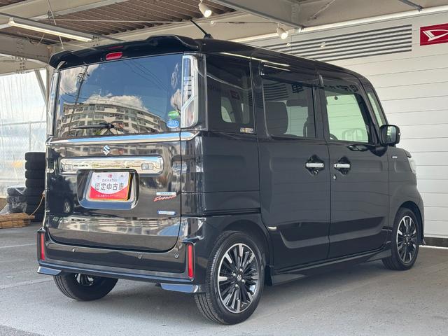 スペーシアカスタムハイブリッドXSターボナビゲーション パノラマモニター ドライブレコーダー ETC車載器 運転席シートヒーター 両側電動スライドドア 電動格納式ドアミラー プッシュスタートスイッチ キーフリーシステム アルミホイール(奈良県)の中古車