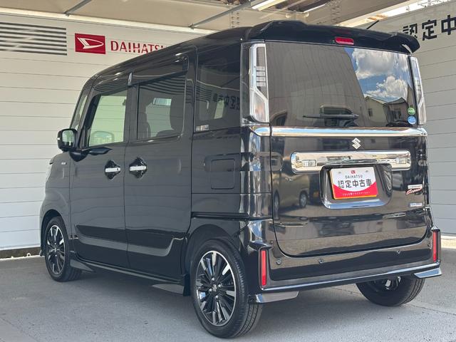 スペーシアカスタムハイブリッドXSターボナビゲーション パノラマモニター ドライブレコーダー ETC車載器 運転席シートヒーター 両側電動スライドドア 電動格納式ドアミラー プッシュスタートスイッチ キーフリーシステム アルミホイール(奈良県)の中古車