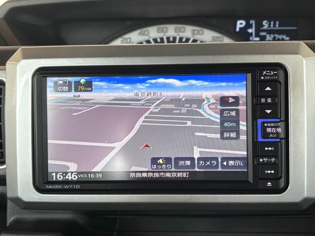 ウェイクＬ　ＶＳ　ＳＡIIIナビゲーション　パノラマモニター　両側電動スライドドア　電動格納式ドアミラー　ＴＶコントロール　プッシュスタートスイッチ　アイドリングストップ機能　キーフリーシステム（奈良県）の中古車
