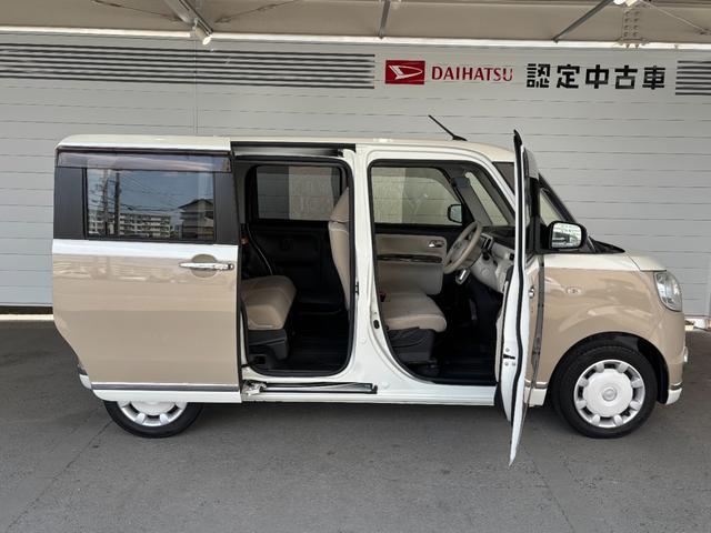 ムーヴキャンバスＸリミテッドメイクアップ　ＳＡIIナビゲーション　バックカメラ　両側電動スライドドア　ＥＴＣ車載器　オートエアコン　電動格納式ドアミラー　パワーウィンドウ　プッシュスタートスイッチ　キーフリーシステム　アイドリングストップ機能（奈良県）の中古車