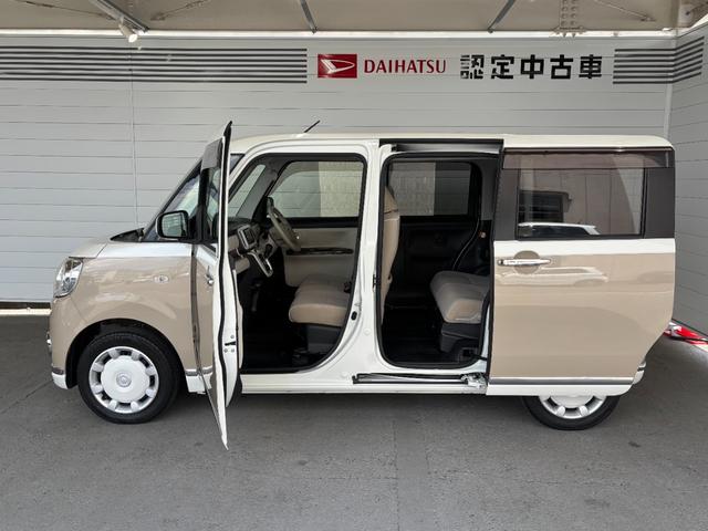 ムーヴキャンバスＸリミテッドメイクアップ　ＳＡIIナビゲーション　バックカメラ　両側電動スライドドア　ＥＴＣ車載器　オートエアコン　電動格納式ドアミラー　パワーウィンドウ　プッシュスタートスイッチ　キーフリーシステム　アイドリングストップ機能（奈良県）の中古車