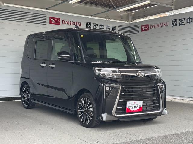 タントカスタムＲＳＣＤ／ラジオチューナー　ナビ取付時バックカメラ対応　電動パーキングブレーキ　両側電動スライドドア　電動格納式ドアミラー　プッシュスタートスイッチ　キーフリーシステム　アルミホイール（奈良県）の中古車