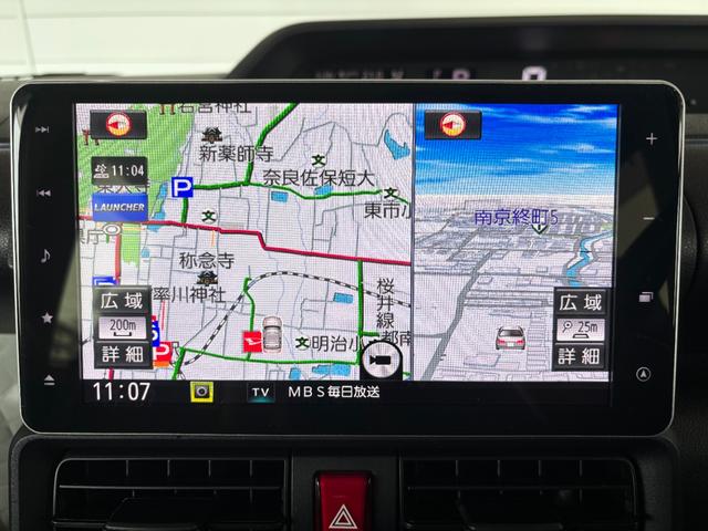 タントXナビゲーション バックカメラ ETC車載器 ドライブレコーダー フロントシートヒーター 助手席側電動スライドドア 運転席ロングスライドシート プッシュスタートスイッチ キーフリーシステム(奈良県)の中古車