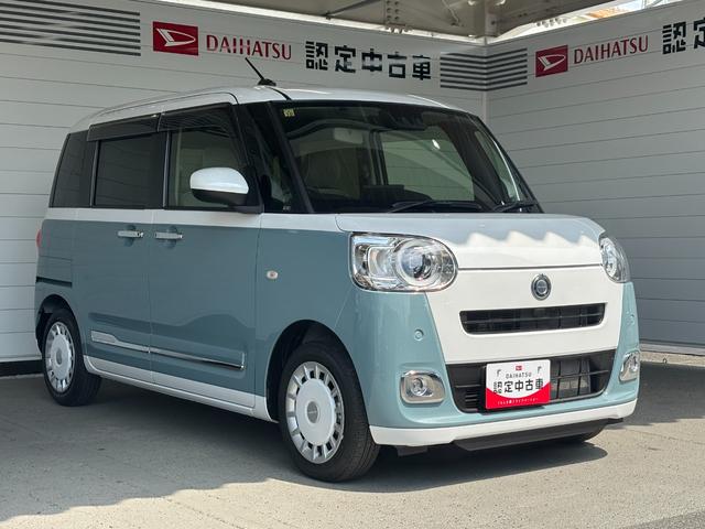 ムーヴキャンバスストライプスＧ９インチディスプレイオーディオ　バックカメラ　フロントシートヒーター　電動パーキングブレーキ　両側電動スライドドア　プッシュスタートスイッチ　キーフリーシステム　アイドリングストップ機能（奈良県）の中古車
