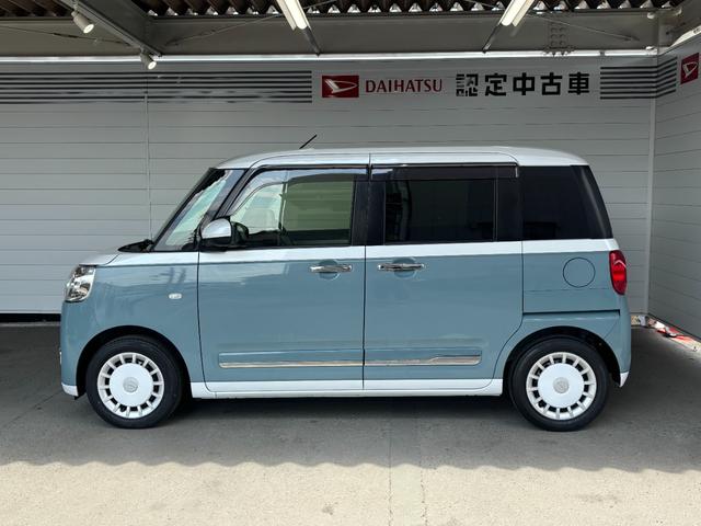 ムーヴキャンバスストライプスＧ９インチディスプレイオーディオ　バックカメラ　フロントシートヒーター　電動パーキングブレーキ　両側電動スライドドア　プッシュスタートスイッチ　キーフリーシステム　アイドリングストップ機能（奈良県）の中古車
