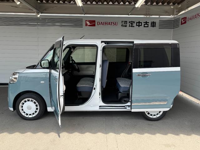 ムーヴキャンバスストライプスＧ９インチディスプレイオーディオ　バックカメラ　フロントシートヒーター　電動パーキングブレーキ　両側電動スライドドア　プッシュスタートスイッチ　キーフリーシステム　アイドリングストップ機能（奈良県）の中古車