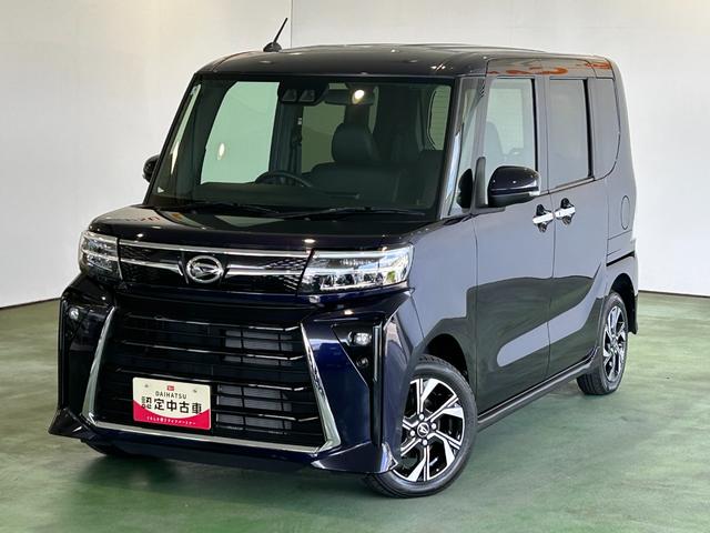 タントカスタムXナビ 衝突被害軽減ブレーキ コ−ナ−センサ− 両側電動スライドドア アイドリングストップ機能 フロントシ−トヒ−タ− プッシュボタンスタ−ト バックカメラ LEDヘッドライト(奈良県)の中古車