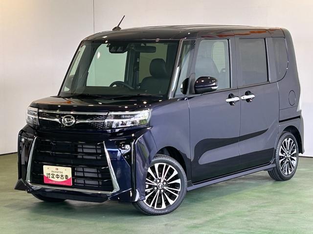 タントカスタムRSナビ ドラレコ ETC 衝突被害軽減ブレーキ コ−ナ−センサ− 両側電動スライドドア アイドリングストップ機能 シ−トヒ−タ− バックカメラ 電動パーキング(奈良県)の中古車