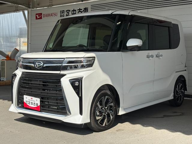 タントカスタムＸ１０インチナビ　パノラマモニター　ドライブレコーダー　ＴＶコントロール　電動パーキングブレーキ　アルミホイール　アイドリングストップ機能　電動格納式ドアミラー　プッシュスタートスイッチ　キーフリー（奈良県）の中古車