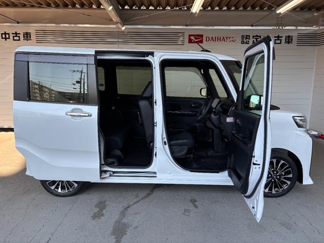 タントカスタムRS10インチナビ バックカメラ ドライブレコーダー ETC車載器 TVコントロール 両側電動スライドドア 電動パーキングブレーキ プッシュスタートスイッチ キーボード アイドリングストップ機能(奈良県)の中古車