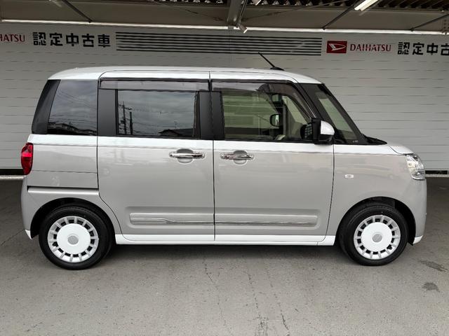 ムーヴキャンバスストライプスGターボR車(左右フロントサイドメンバー修理跡) 9インチディスプレイオーディオ パノラマモニター ドライブレコーダー ETC車載器 TVコントロール 両側電動スライドドア 電動パーキングブレーキ キーフリー(奈良県)の中古車