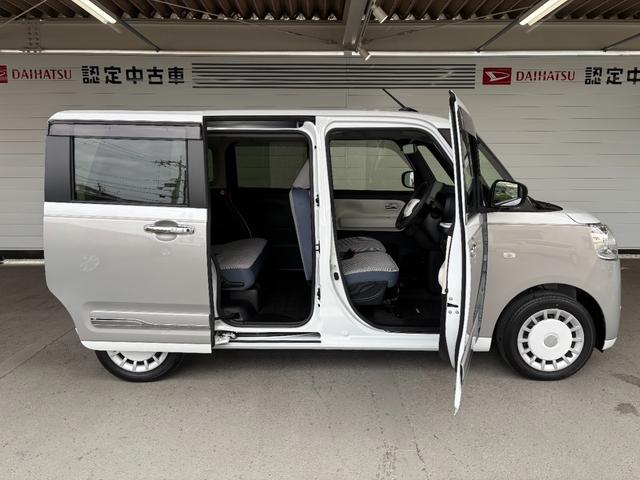 ムーヴキャンバスストライプスGターボR車(左右フロントサイドメンバー修理跡) 9インチディスプレイオーディオ パノラマモニター ドライブレコーダー ETC車載器 TVコントロール 両側電動スライドドア 電動パーキングブレーキ キーフリー(奈良県)の中古車