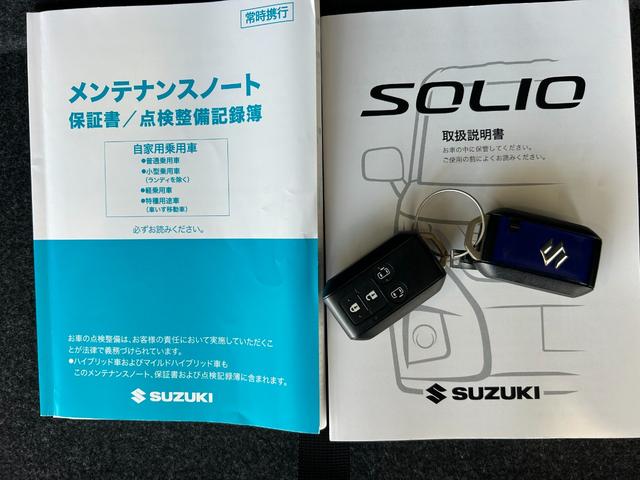 ソリオハイブリッドＭＺナビ　ドラレコ　ＥＴＣ　コ−ナ−センサ−　衝突被害軽減ブレーキ　アイドリングストップ機能　片側電動スライドドア　パノラマモニタ−（奈良県）の中古車