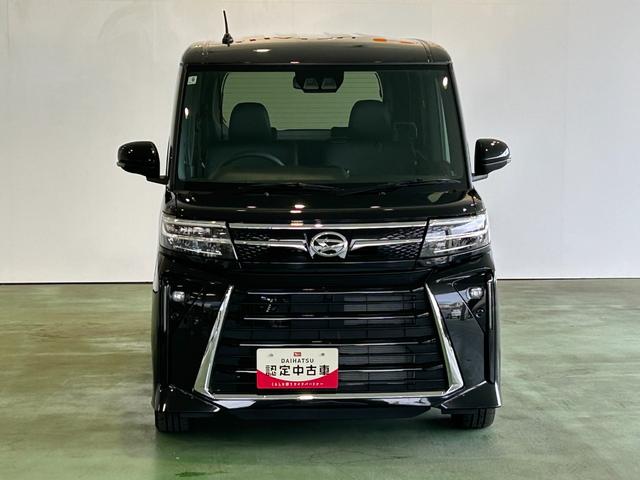タントカスタムＲＳタ−ボ車　バックカメラ対応　衝突被害軽減ブレーキ　コ−ナ−センサ−　両側電動スライドドア　シ−トヒ−タ−　プッシュボタンスタ−ト　アイドリングストップ機能　電動パーキング（奈良県）の中古車