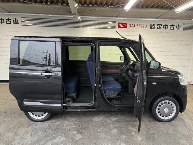 ムーヴキャンバスセオリーＧナビゲーション　ドライブレコーダー　バックカメラ　電動パーキングブレーキ　フロントシートヒーター　両側電動スライドドア　プッシュスタートスイッチ　キーフリーシステム　アイドリングストップ機能（奈良県）の中古車