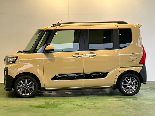 タントファンクロスナビ　ドラレコ　両側電動スライドドア　コ−ナ−センサ−　衝突被害軽減ブレーキ　アイドリングストップ機能　シ−トヒ−タ−　電動パーキング　バックカメラ　ＬＥＤヘッドライト（奈良県）の中古車