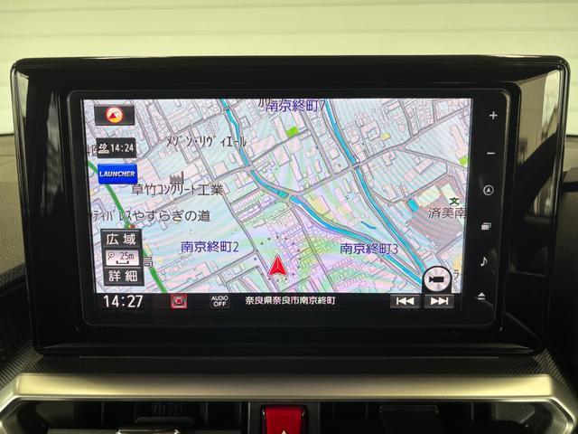 ロッキープレミアムナビゲーション　パノラマモニター　ドライブレコーダー　ＥＴＣ車載器　ＴＶコントロール　ブラインドスポットモニター　アルミホイール　電動格納式ドアミラー　プッシュスタートスイッチ　キーフリーシステム（奈良県）の中古車