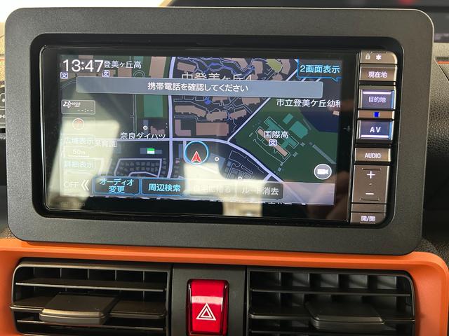 タント 中古車 ファンクロスナビ　ドラレコ　コ−ナ−センサ−　衝突被害軽減ブレーキ　両側電動スライドドア　シ−トヒ−タ−　アイドリングストップ機能　バックカメラ　電動パーキング　プッシュボタンスタ−ト