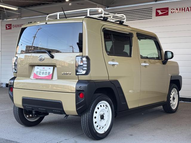 タフトＧルーフキャリア付き　ナビゲーション　バックカメラ　ドライブレコーダー　ＥＴＣ車載器　ＴＶコントロール　電動パーキングブレーキ　電動格納式ドアミラー　プッシュスタートスイッチ　キーフリーシステム（奈良県）の中古車