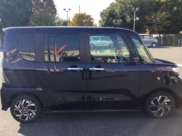 タントカスタムＸ１年保証距離無制限　走行距離７５キロ　純正ナビ　バックカメラ　純正マット　ＬＥＤヘッドランプ　アイドリングストップ　プッシュボタンスタート　オート格納式ドアミラー　オプションカラー（埼玉県）の中古車