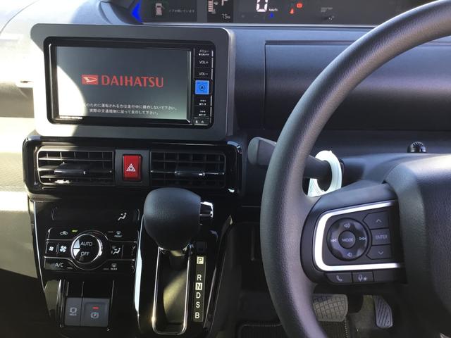 タントカスタムＸ１年保証距離無制限　走行距離７５キロ　純正ナビ　バックカメラ　純正マット　ＬＥＤヘッドランプ　アイドリングストップ　プッシュボタンスタート　オート格納式ドアミラー　オプションカラー（埼玉県）の中古車