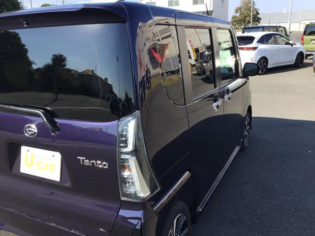 タントカスタムＸ１年保証距離無制限　走行距離７５キロ　純正ナビ　バックカメラ　純正マット　ＬＥＤヘッドランプ　アイドリングストップ　プッシュボタンスタート　オート格納式ドアミラー　オプションカラー（埼玉県）の中古車