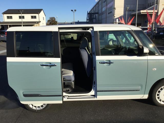 ムーヴキャンバスストライプスＧ一年保証・走行距離無制限　ＬＥＤヘッドランプ　ＬＥＤフォグ　３６０度スーパーＵＶ＆ＩＲカットガラス　ホッとカップホルダー　置きラクボックス　運転席助手席シートヒーター（埼玉県）の中古車