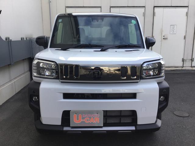 タフトGターボ ダーククロムベンチャー純正フルセグメモリーナビ オプションカラー 試乗車UP パノラマモニター プッシュボタンスタート キーフリー スマートアシスト 純正アルミホイール LEDヘッドライト ガラスルーフ 走行距離134キロ(埼玉県)の中古車