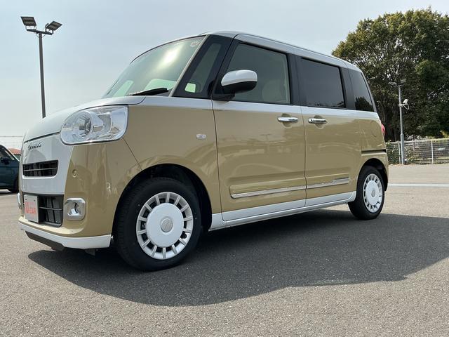 ムーヴキャンバスストライプスG1年保証距離無制限 走行距離95キロ 元試乗車 9インチディスプレイオーディオ Bluetooth 純正マット LEDヘッドランプ 電動格納式ドアミラー(埼玉県)の中古車