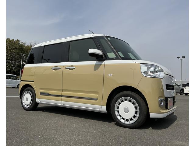 ムーヴキャンバスストライプスG1年保証距離無制限 走行距離95キロ 元試乗車 9インチディスプレイオーディオ Bluetooth 純正マット LEDヘッドランプ 電動格納式ドアミラー(埼玉県)の中古車