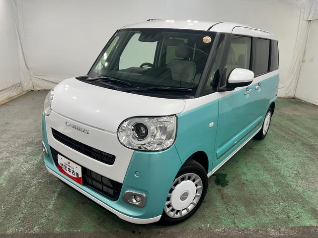 ムーヴキャンバスストライプスＧ　走行５５１キロ　両側電動スライドドアシートヒーター付フロントシート　保温機能付フロントカップホルダー（埼玉県）の中古車
