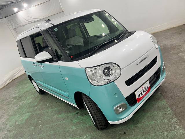 ムーヴキャンバスストライプスＧ　走行５５１キロ　両側電動スライドドアシートヒーター付フロントシート　保温機能付フロントカップホルダー（埼玉県）の中古車