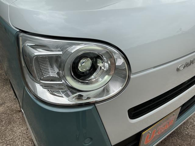 ムーヴキャンバスストライプスGターボ 走行2226キロ/両側電動スライドドア一年保証 走行距離無制限 距離2226キロ 全周囲カメラ クリアランスソナー オートライト LEDヘッドライト LEDフォグランプ シートヒーター 両側電動スライドドア(埼玉県)の中古車