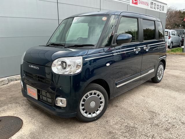 ムーヴキャンバスセオリーＧターボ１年保証・走行距離無制限　走行距離１１５０キロ　助手席エアバックオートライト　オートマチックハイビーム　クリアランスソナー　アイドリングストップ（埼玉県）の中古車