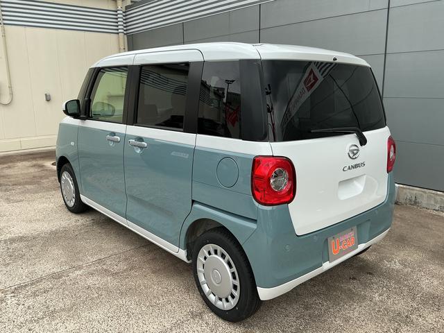 ムーヴキャンバスストライプスＸ　／走行２６２５キロ／両側電動スライドドア一年保証　走行距離無制限　距離２６２５キロ　クリアランスソナー　両側電動スライドドア（埼玉県）の中古車