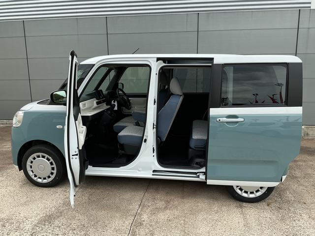 ムーヴキャンバスストライプスＸ　／走行２６２５キロ／両側電動スライドドア一年保証　走行距離無制限　距離２６２５キロ　クリアランスソナー　両側電動スライドドア（埼玉県）の中古車