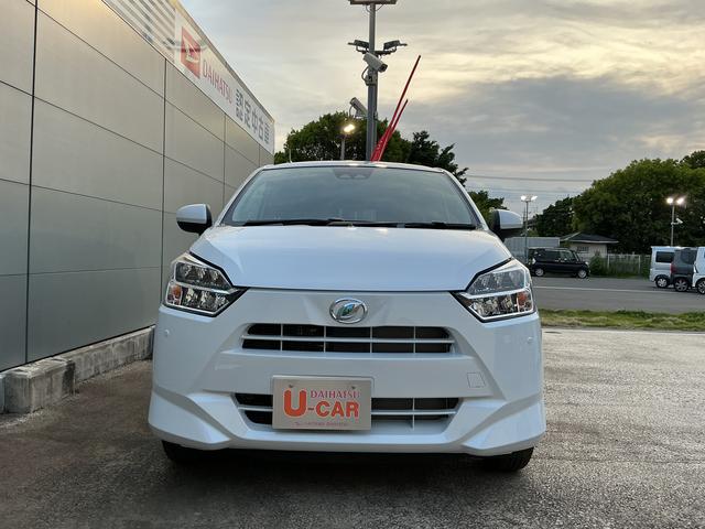 ミライースＸ　ＳＡIII１年保証・走行距離無制限　走行距離５４３キロ　オートライト　オートマチックハイビーム　クリアランスソナー　アイドリングストップ（埼玉県）の中古車