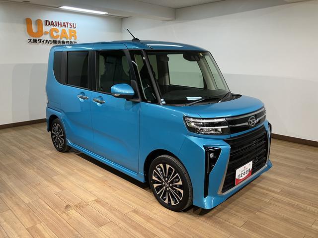 タントウェルカムシートリフトカスタムＲＳ　元弊社試乗車福祉車両・助手席電動シートリフト・ターボエンジン・サポカーＳワイド適合・元弊社試乗車・衝突回避軽減ブレーキ・誤発進抑制機能・前後コーナーセンサー・両側電動スライドドア・電動パーキングブレーキ（大阪府）の中古車