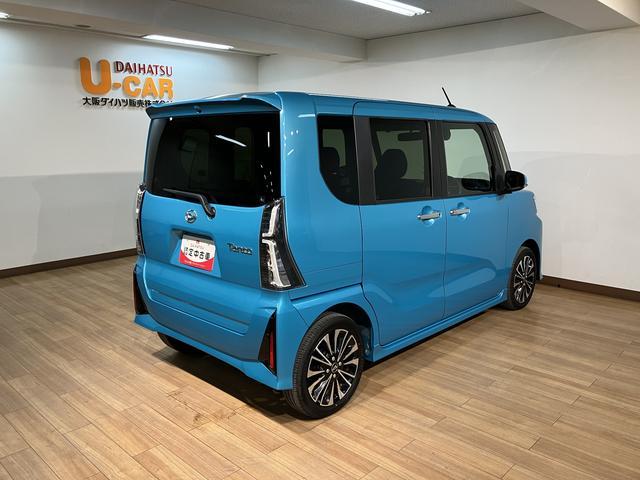 タントウェルカムシートリフトカスタムＲＳ　元弊社試乗車福祉車両・助手席電動シートリフト・ターボエンジン・サポカーＳワイド適合・元弊社試乗車・衝突回避軽減ブレーキ・誤発進抑制機能・前後コーナーセンサー・両側電動スライドドア・電動パーキングブレーキ（大阪府）の中古車