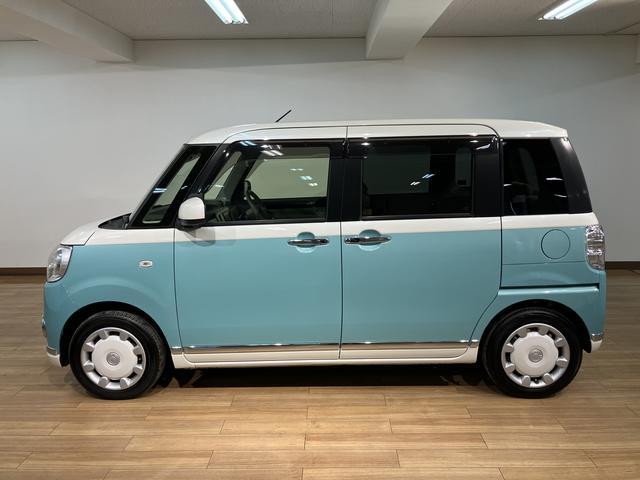 ムーヴキャンバスＧメイクアップリミテッド　ＳＡIII　サポカーＳワイド適合純正メモリーナビ・全方位カメラ・ナビ連動前後ドライブレコーダー・ＥＴＣ車載器・衝突回避支援ブレーキ・誤発信抑制機能・両側電動スライドドア・ＬＥＤヘッドライト・令和２年式　走行３４２１８キロ（大阪府）の中古車