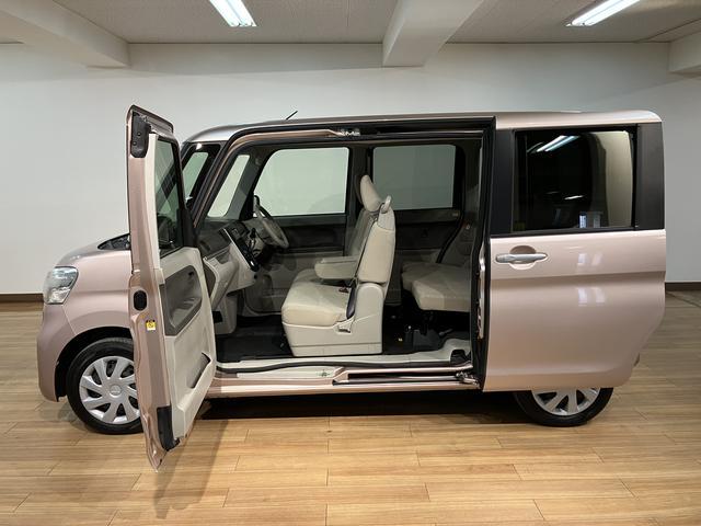 タントスローパー　Ｘ　ＳＡリヤシート付仕様福祉車両スローパー　ＣＤ／ＡＵＸチューナー　ＥＴＣ車載器　両側スライド片側電動スライドドア　キーフリーシステム　プッシュスタート　衝突回避支援ブレーキスマートアシスト　車検整備付き（大阪府）の中古車