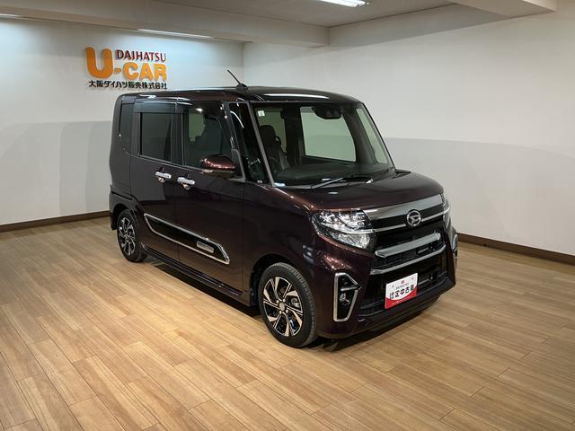 タントカスタムＸスタイルセレクション　サポカーＳワイド適合純正メモリーナビ・全方位カメラ・ナビ連動前後ドライブレコーダー・スマートパノラマパーキングパック・ＥＴＣ車載器・衝突回避軽減ブレーキ・走行６３５４キロ／Ｒ３年式・誤発進抑制機能・前後コーナーセンサー（大阪府）の中古車