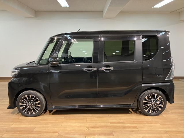 タントカスタムＲＳ　サポカーＳワイド適合　喫煙車ターボエンジン・９インチディスプレイオーディオ・バックカメラ・前後ドライブレコーダー（連動タイプ）・ＥＴＣ車載器・電動パーキング・シートヒーター・衝突回避支援ブレーキ・コーナーセンサー・誤発進抑制機能（大阪府）の中古車