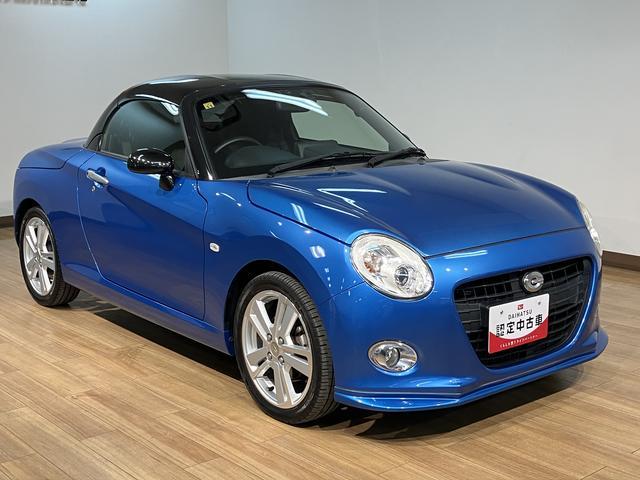 コペンセロ　認定中古車　１２か月走行無制限保証アクティブトップ（電動開閉式ルーフ）・純正メモリーナビ・ナビ連動フフロンドトドライブレコーダー・ＥＴＣ車載器・ターボエンジン・１６インチアルミ・ＬＥＤヘッドライト・７速スーパーアクティブシフト付ＣＶＴ（大阪府）の中古車