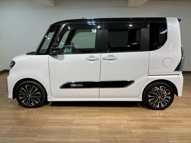 タントカスタムＲＳ　サポカーＳワイド適合　認定中古車ターボエンジン・純正９インチナビ・ＥＴＣ車載器・バックカメラ・両側電動スライドドア・ＬＥＤヘッドライト・１５インチアルミホイール・オートエアコン・前後コーナーセンサー・衝突回避支援ブレーキ（大阪府）の中古車